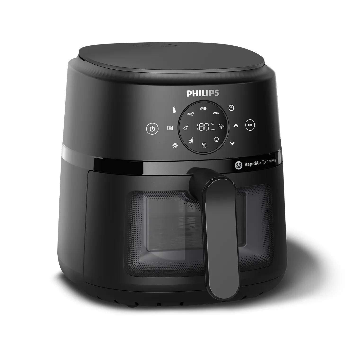 Philips Schwarz Na210/00 Heißluftfritteuse 3,2L 1300W - Bild 5
