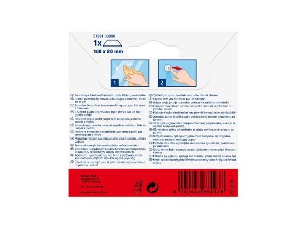Tesa Protect, Weiß, Rechteckig, 100 Mm, 80 Mm, 1 Stück(E)