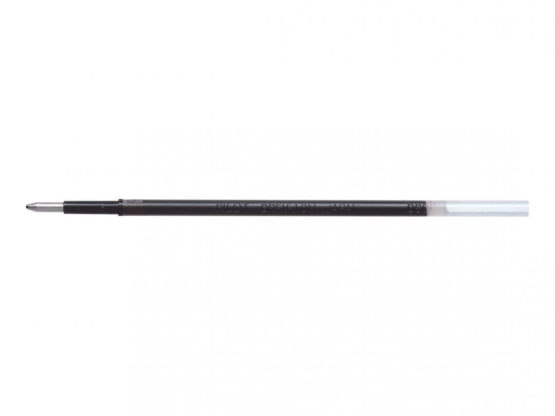 Kuglepen refiller, PILOT BRFV-10M, medium, 1 mm, 0,3 mm, sort, pakke med 12 stk
