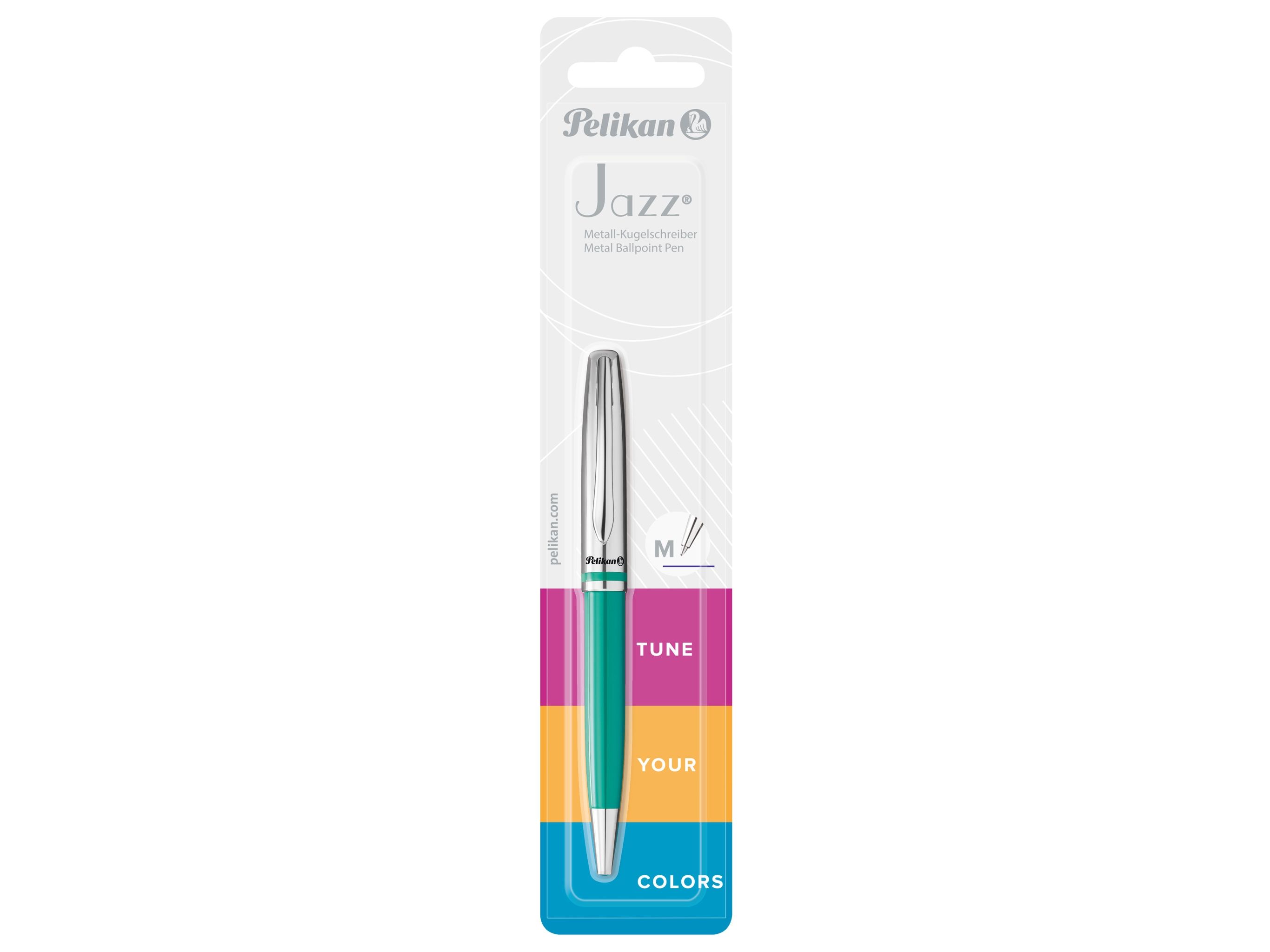 Pelikan K35 Jazz Classic, Clips, Genopfyldelig, Blå, 1 Stk, Mellem