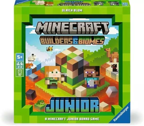 Ravensburger Minecraft Builders & Biomes Junior, Brettspiel, Reisen/Abenteuer, 5 Jahr(E), 15 Min