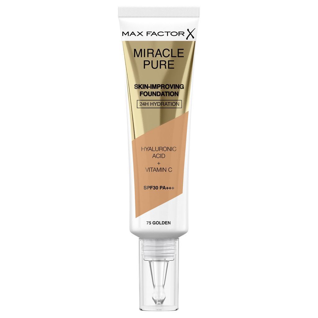 Max Factor Miracle Pure Skinimproving Foundation Spf30 75 Golden 30 Ml