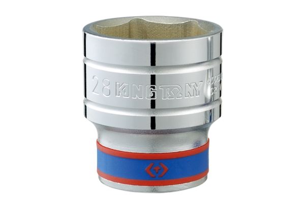 King Tony 4335MR, Sokkel, 1/2, Metric, 1 hoved(er), 15 mm, Krom-vanadium-stål