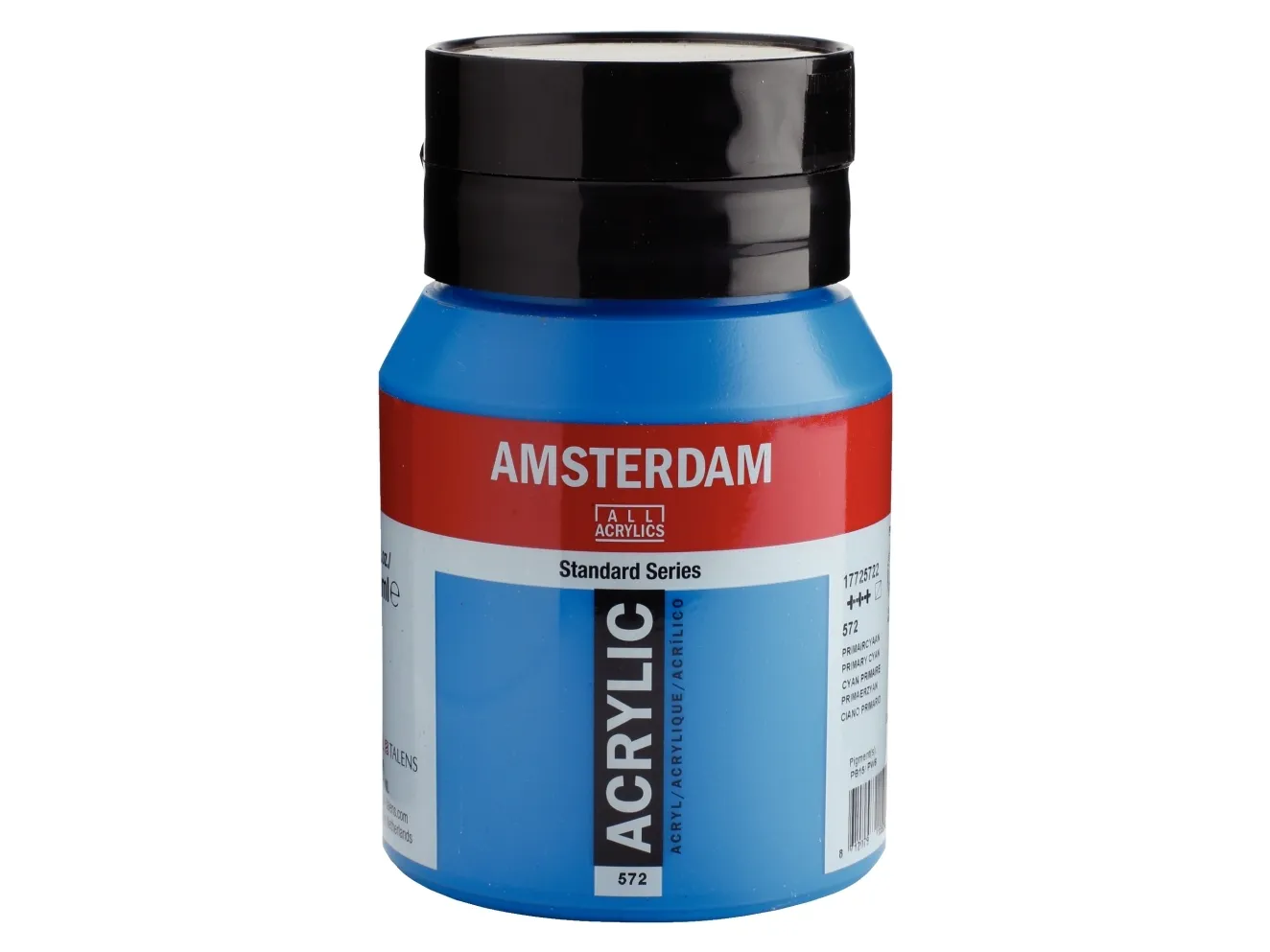 Amsterdam Standard Series Acrylic Jar Primary Cyan 572