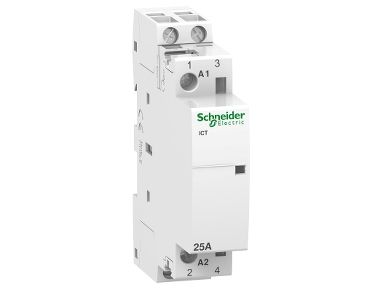 Schneider Kontaktor iCT 25A 2-Polet 2NO 230VAC modulkontaktor, Bredde 18mm