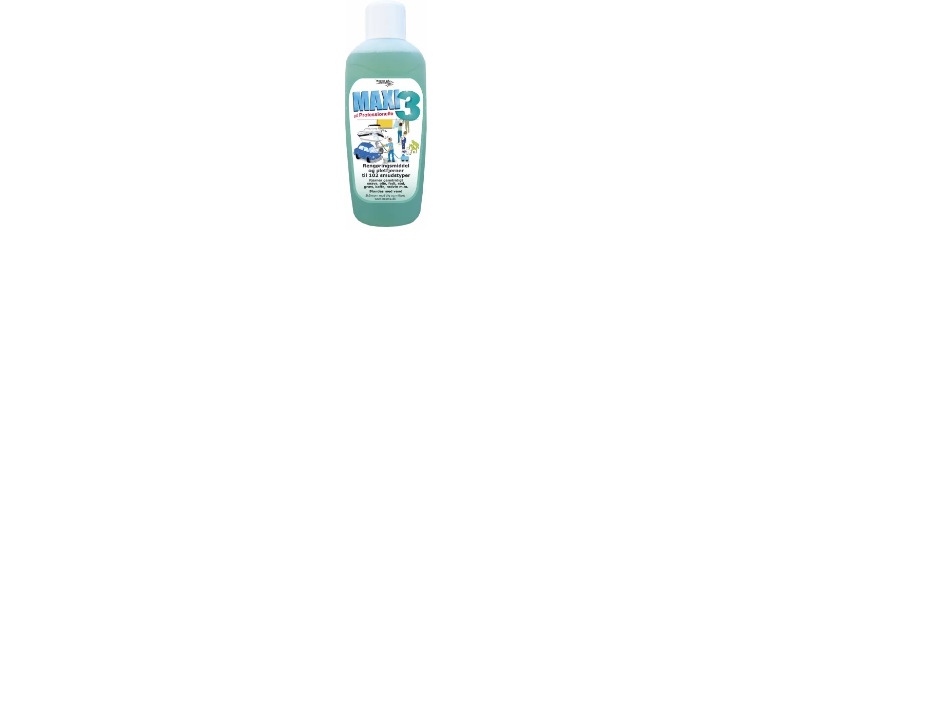 Maxi 3 Vaske- & Rengøringsmiddel 1 ltr.