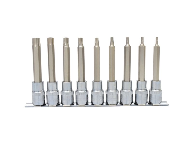 Ks Tools 918.1890, 9 Stück(E), Torx, T20,T25,T27,T30,T40,T45,T50,T55,T60, 11 Cm, 1,5 Kg