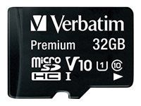 Verbatim - Flash-Speicherkarte (Microsdhc-Zu-Sd-Adapter Enthalten) - 32 Gb - Klasse 10 - Microsdhc
