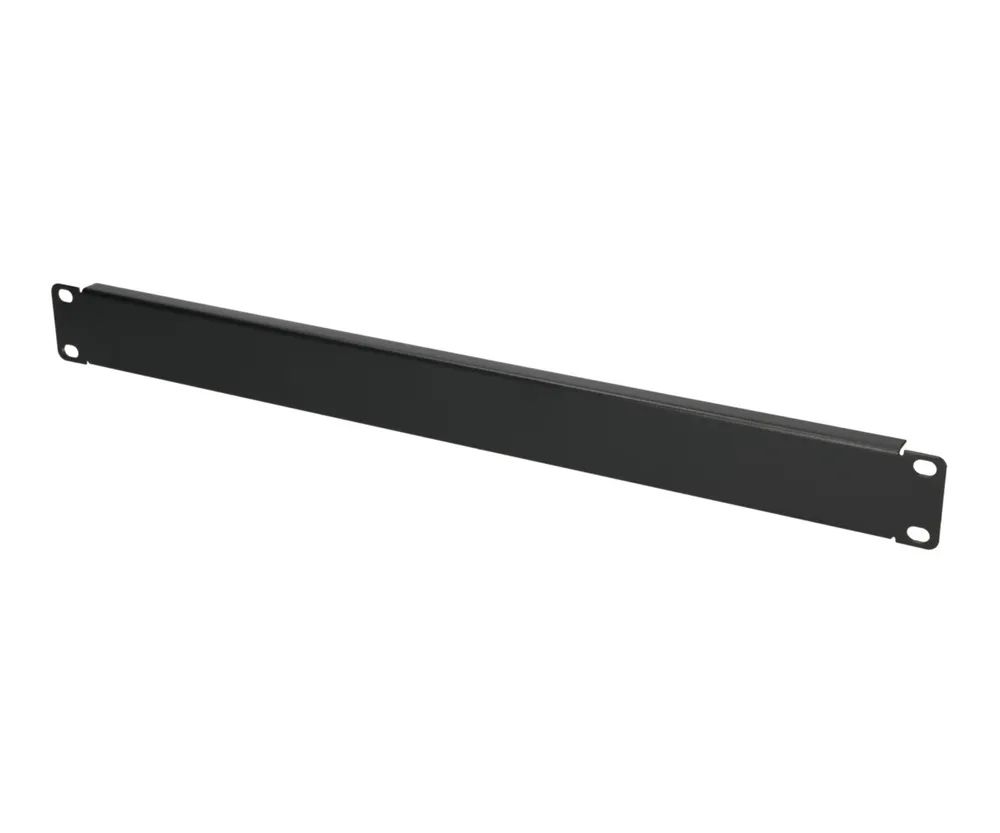 Extralink Front Blank Panel 1U 19" Black, Gestell-Blindplatte, 1U, Schwarz