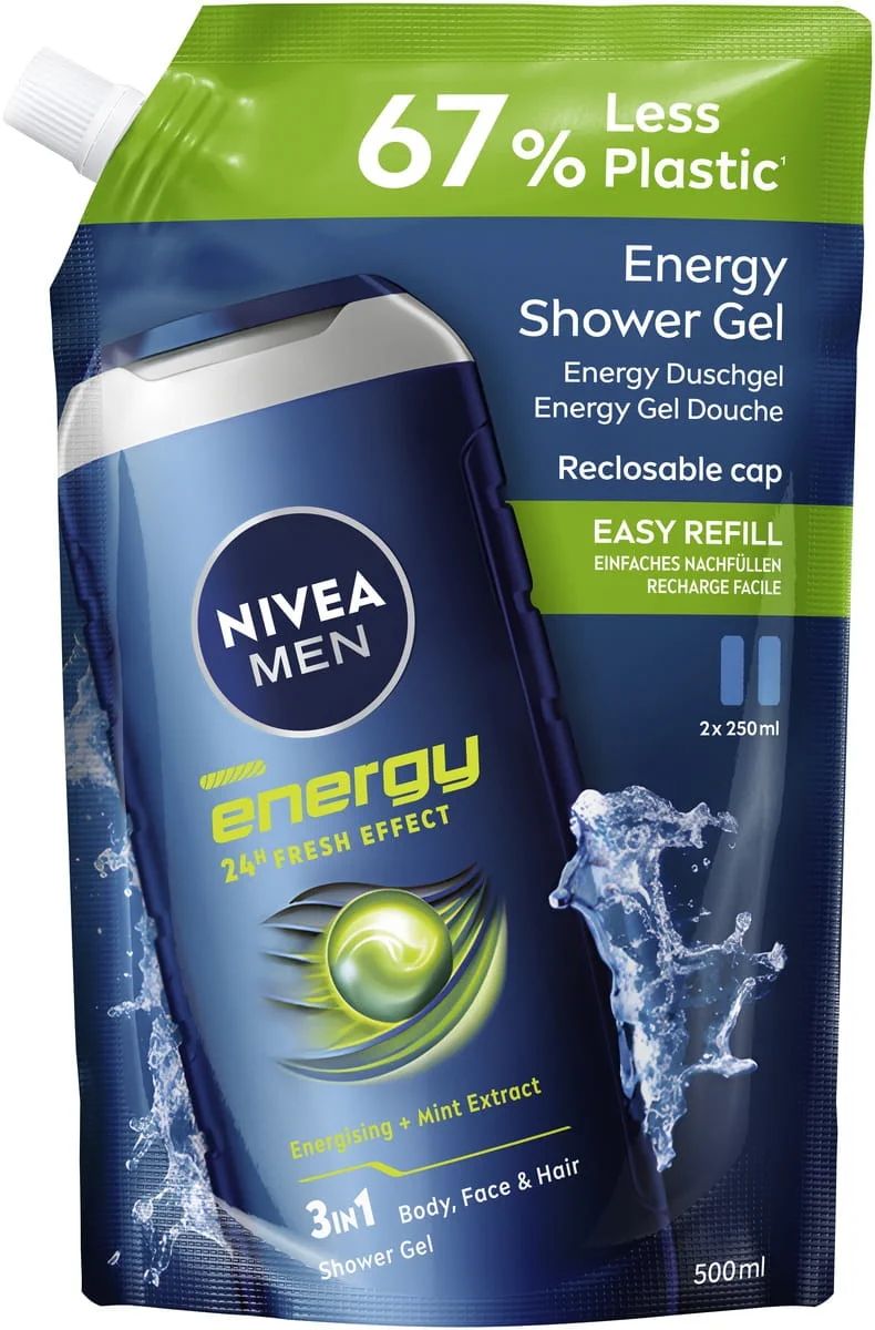Nivea Men Shower Energy Refill