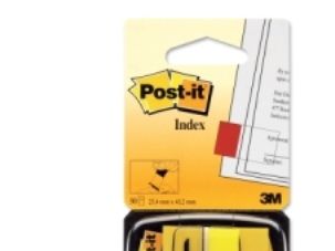 3M I680-5, Gelb, Rechteck, Entfernbar, Ringordner, 25,4 Mm, 43,2 Mm