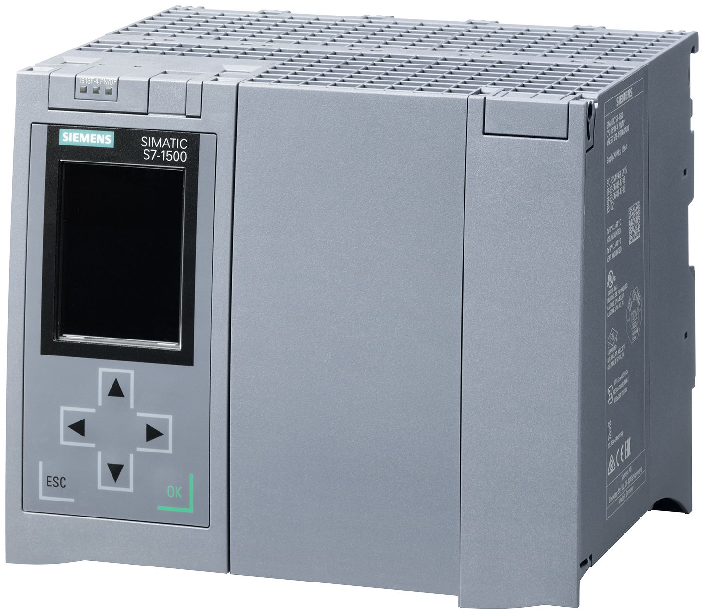 Siemens 6ES7518-4FX00-1AC0, 19.2-28.8 V, RoHS, REACH, 147 mm, 200 mm, 223 mm, 159 mm