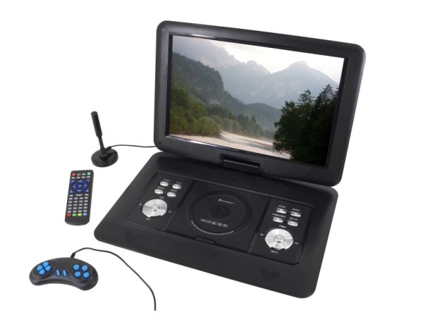 Soundmaster PDB1600SW, Bærbar DVD afspiller, Konvertibel, Sort, DVD-Video, MP3, VCD, CD, CD-R, CD-RW, DVD+R, DVD+RW, DVD-R, DVD-RW, DVB-T2