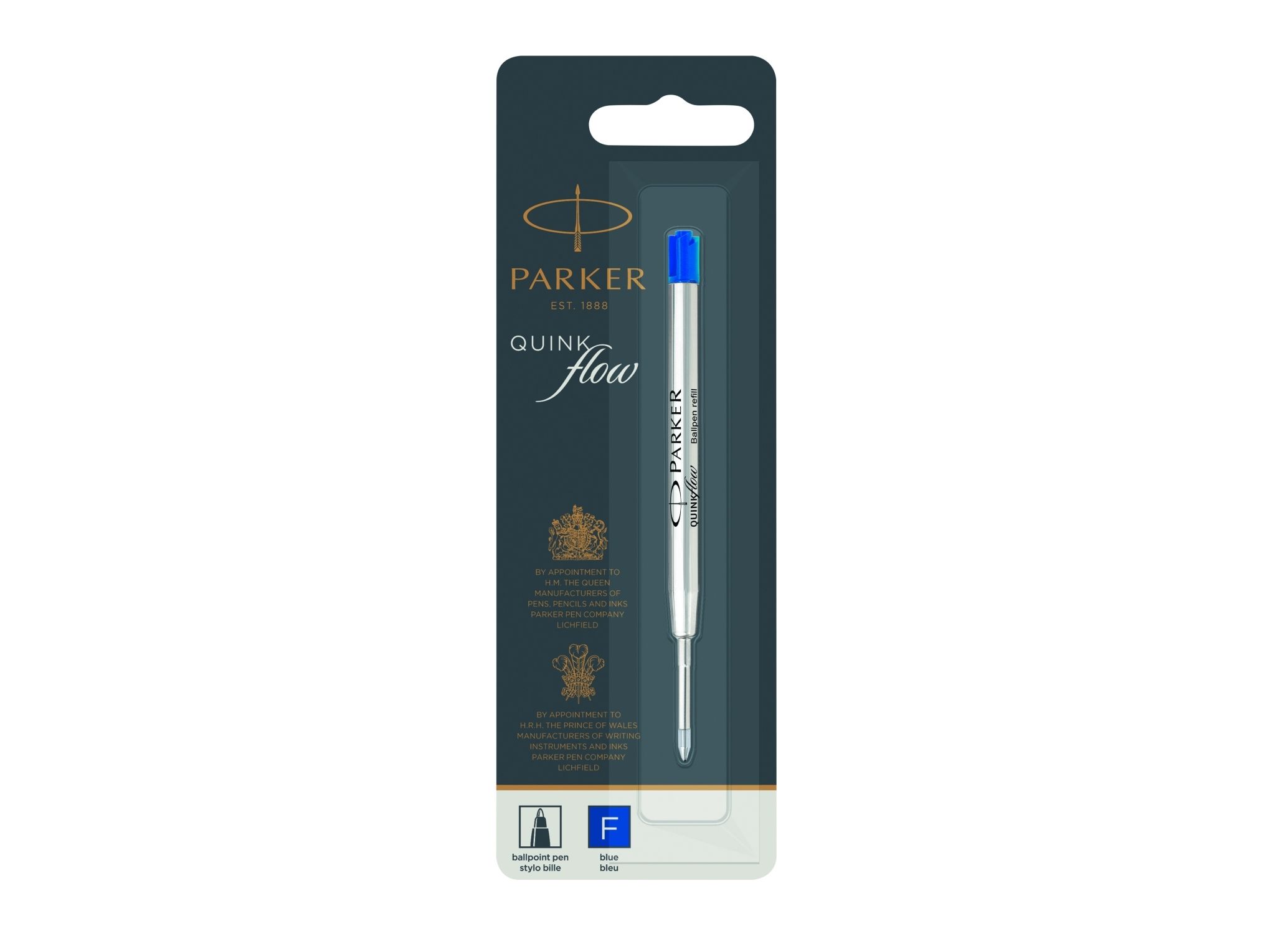 Parker 1950368, Blau, Fein, Blau, Silber, Kugelschreiber, Sichtverpackung, 1 Stück(E)