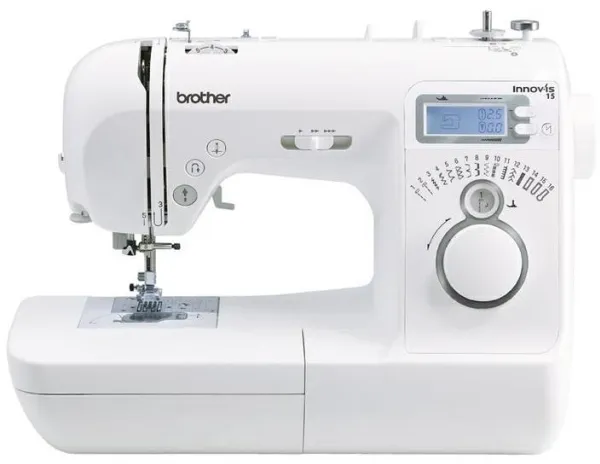 Brother NV15, Vit, Automatisk symaskin, Sy, 1 steg, 5 mm, LCD | Baby & barn - Sömnad, stickning & virkning - Symaskiner | GameStuff