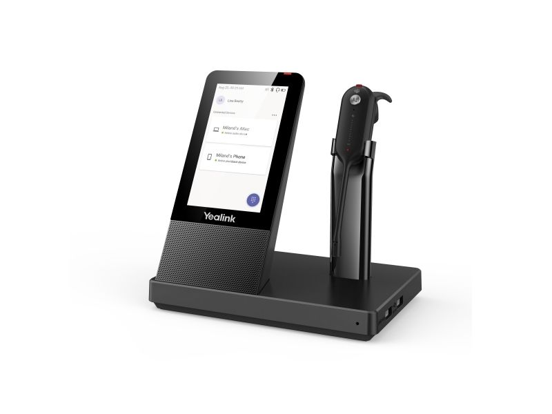Yealink Wh67 X Workstation - Til Microsoft Teams - Headset - I Øret - Konvertibel - Dect / Bluetooth - Trådløs - Uc-Certificeret