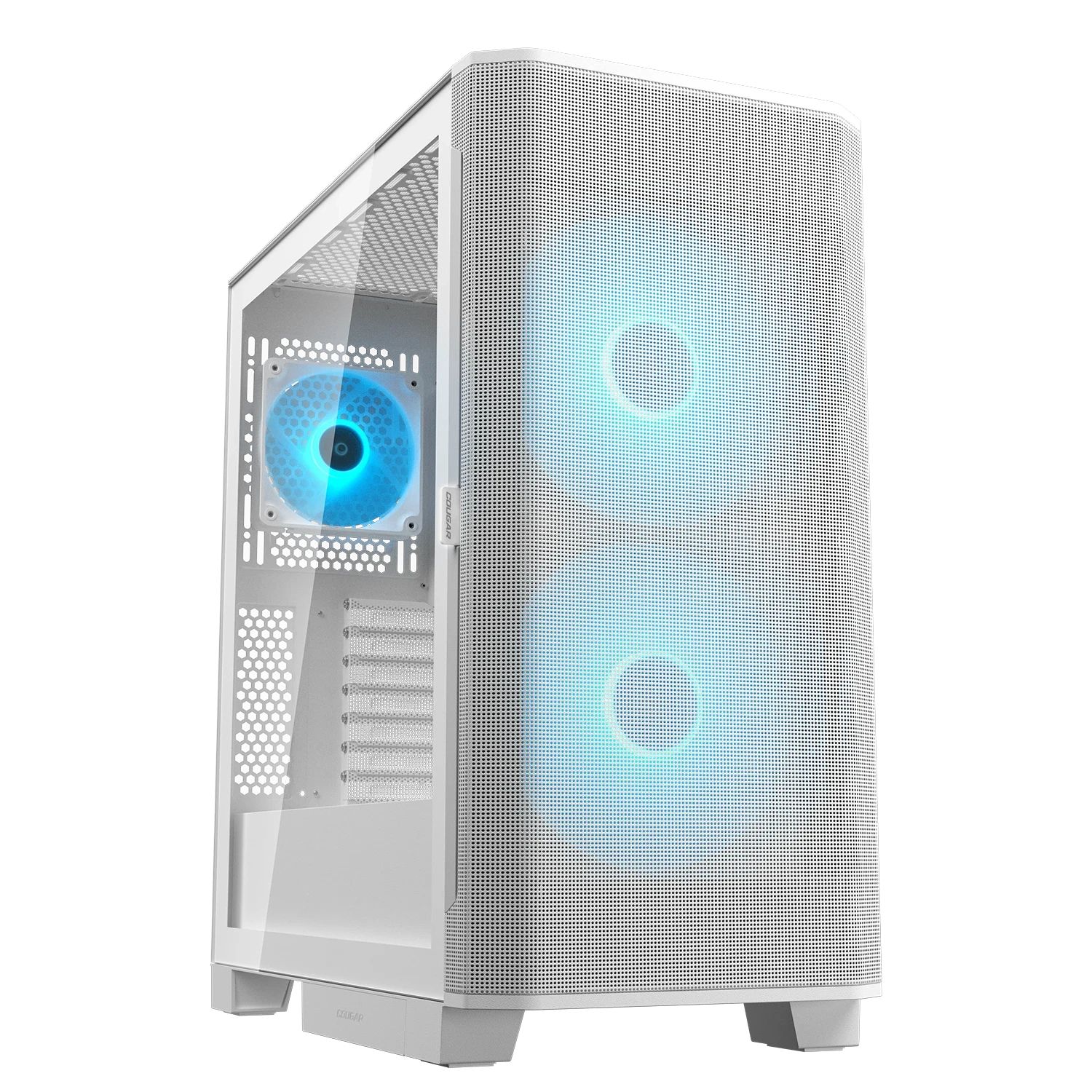 Cougar Cgr-5Ya6w-Rgb, Midi Tower, Pc, Hvid, Atx, Ceb, Eatx, Micro Atx, Mini-Itx, Spil, Flere