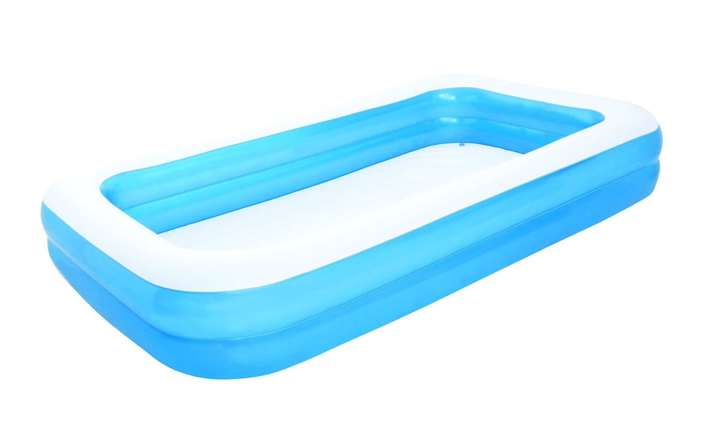 Bestway 54150, Aufblasbarer Pool, 850 l, Rechteckig, Vinyl, Blau, Weiß