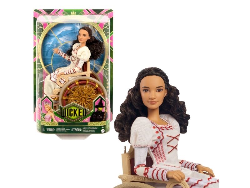 Mattel Wicked Nessarose Fashion Doll, Mode dukke, Hunstik, 4 År, Pige, 289,9 mm, 305 g