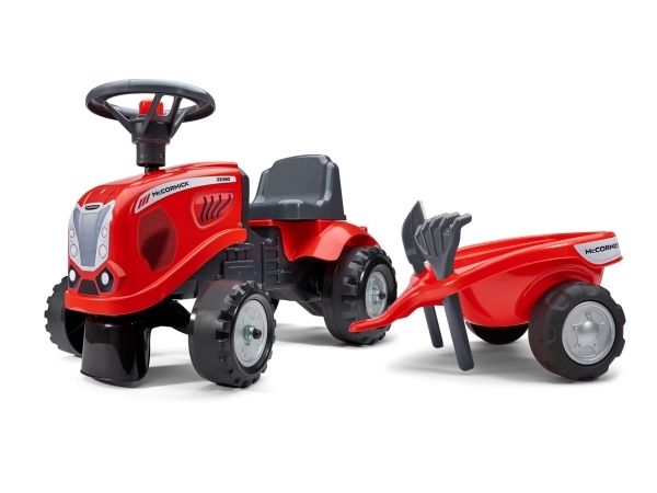 Falk 220C, 1 År, 6 hjul, Plast, Stål, Rød, Sort