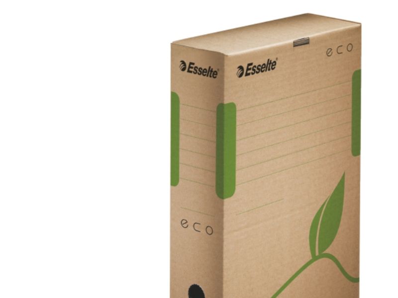 Arkivæske Esselte Eco FSC® 80 mm Naturbrun - (25 stk.)