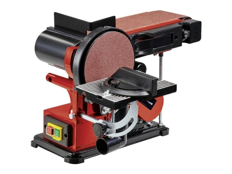 Einhell Tc-Us 380, Belt/Disc Sander, Bench-Top, P80, 10 Cm, 91.4 Cm, 300 W