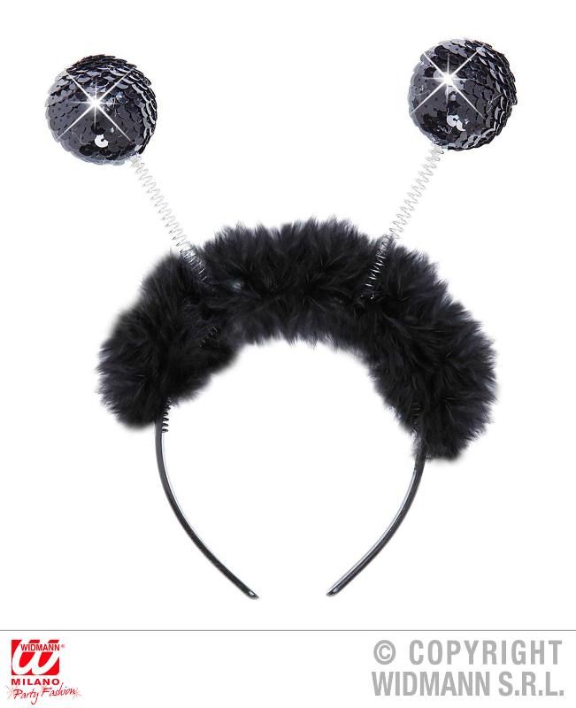 Sorte Boppers Med Pailletter