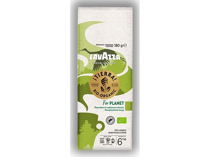 Lavazza ¡Tierra! For Planet, 180 G, Letristet, Kaffe, Mokka, 100% Arabica, 1 Stk, Taske