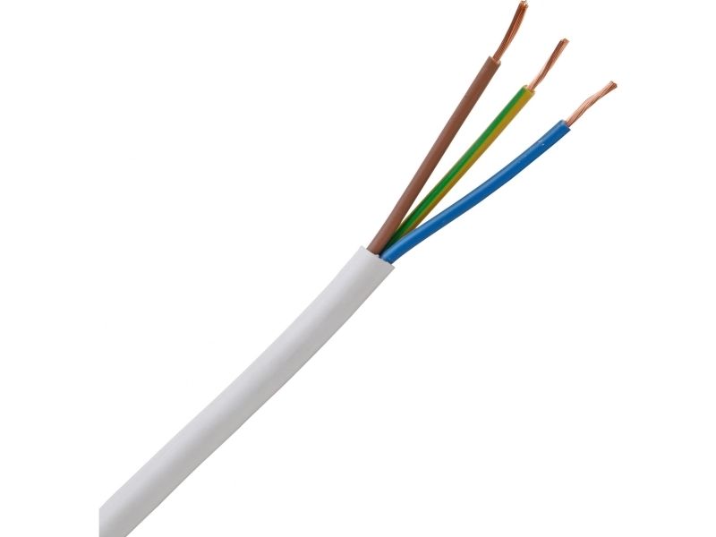 Kopp 151810842, 1,5 mm2, Hvid, Polyvinylchlorid (PVC), 500 V, 10 m, 7 mm