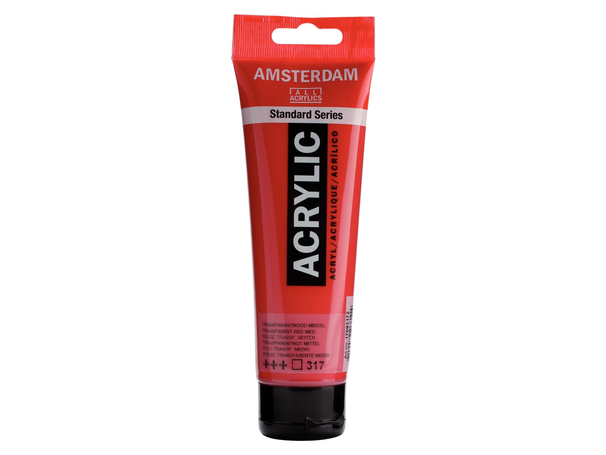 Amsterdam Standard Series Acryl-Tube Transparent Red Medium 317
