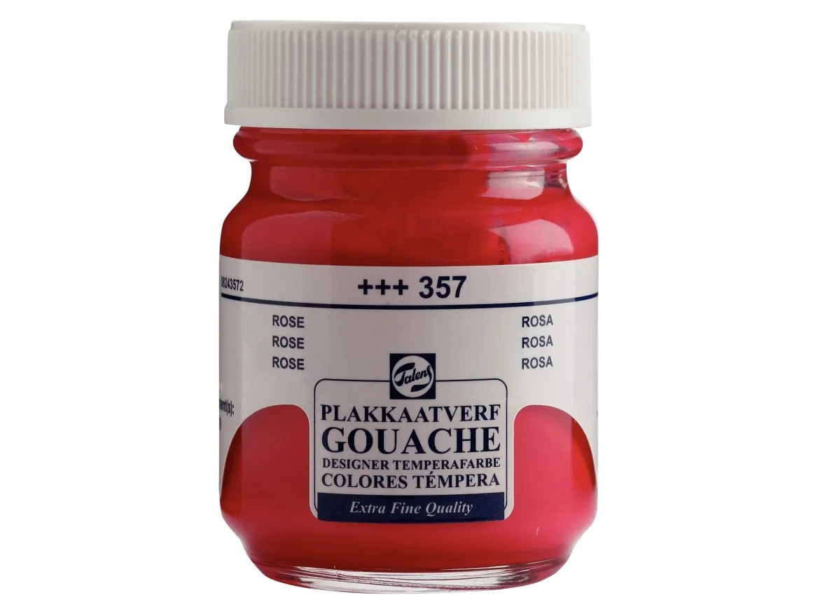 Talens Gouache Extra Fine Quality Bottle Rose 357 | Skola & Hobby - Konstmaterial - Gouache | GameStuff