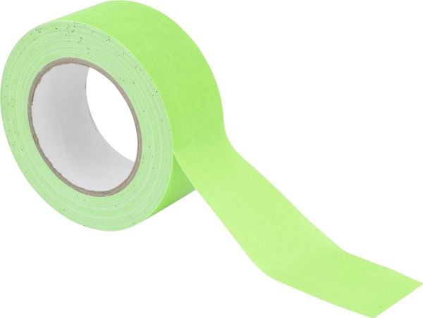 Neon Glow Gaffatape 50mm x 25m - Flere farver Grøn