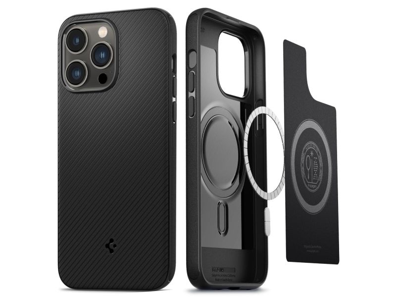 Spigen Acs04989, Cover, Apple, Iphone 14 Pro, 15,5 Cm (6.1"), Schwarz