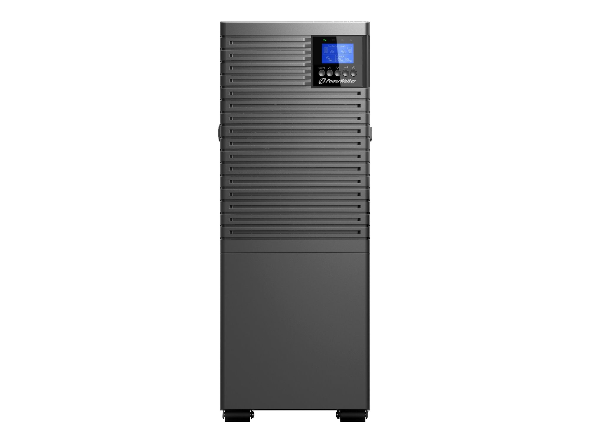 PowerWalker VFI 6000 ICT IoT, Dubbelkonvertering (Online), 6 kVA, 6000 W, Sinus, 160 V, 276 V