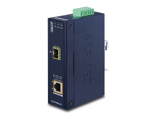 Planet Industrial 1-Port 100/1000X, Data Converter - Bild 4