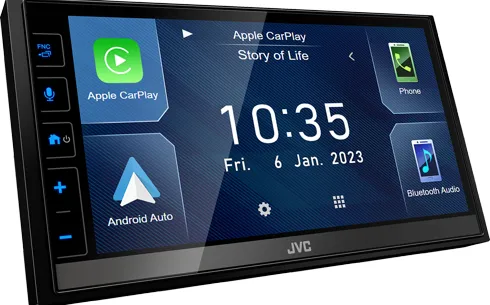 JVC KW-M785DBT Bilradio Apple CarPlay / Android Auto, DAB og Bluetooth