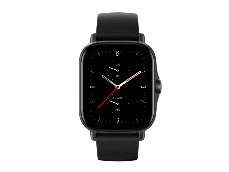 Amazfit GTS 2 4.19 cm (1.65") AMOLED 43 mm Digital 348 x 442 pixels Touchscreen Black Wi-Fi GPS (satellite)
