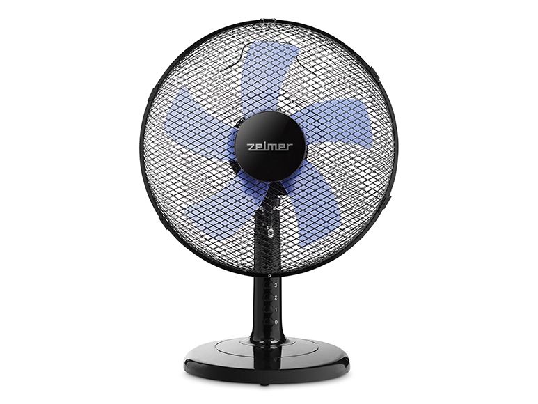 Zelmer ZTF0300, Husholdning ventilator, Sort, Gulv, Bord, Vindue, Plast, 30 cm, Knapper