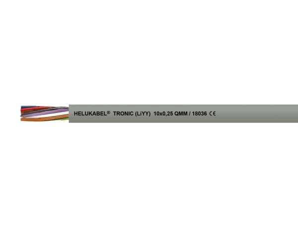 Helukabel Tronic, Niederspannungsleitung, Grau, Polyvinylchlorid (Pvc), Polyvinylchlorid (Pvc), Cooper, 350 V