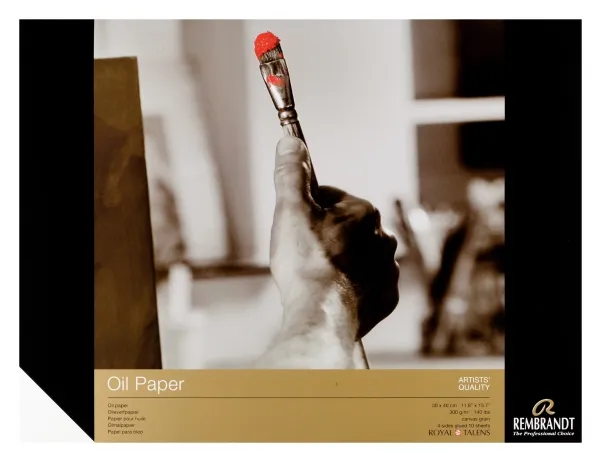 Rembrandt Oil colour paper 30 x 40 cm, 300 g, 10 sheets | Skola & Hobby - Konstmaterial - Papper | GameStuff