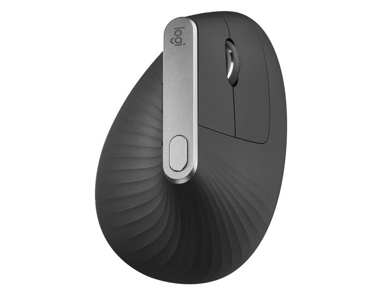 Logitech Mx Vertical, Rechts, Optisch, Rf Wireless + Bluetooth, 4000 Dpi, Graphit