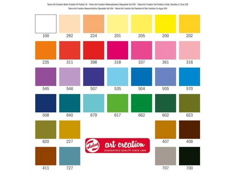 Talens Art Creation Water-soluble oil pastel set 36 colours | Skola & Hobby - Konstmaterial - Pastell färger | GameStuff
