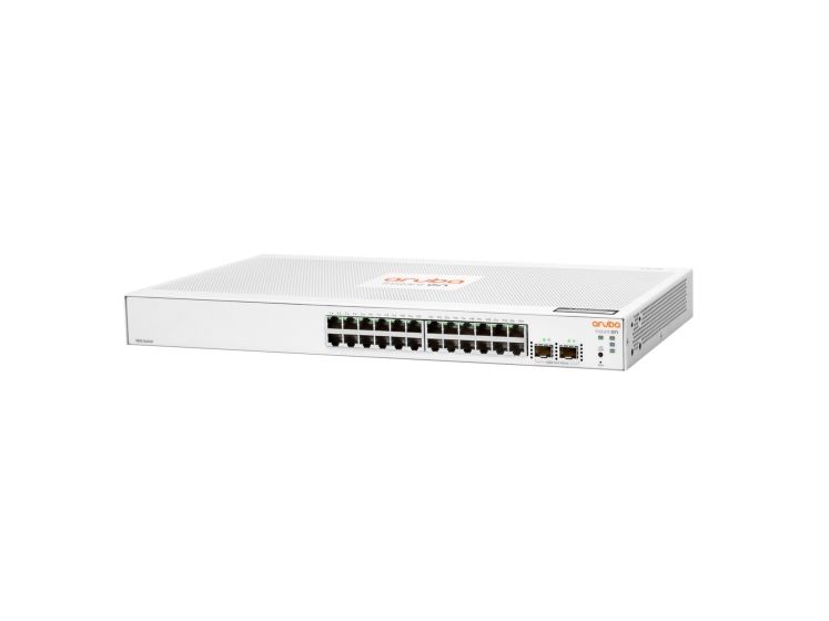 Hpe Networking Instant On 1830 24G 2Sfp Switch - Switch - Smart - 24 X 10/100/1000 + 2 X Gigabit Sfp - Desktop, Monterbar På Stativ