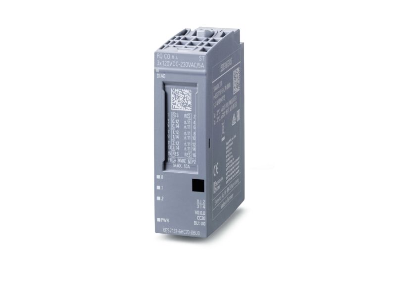 Siemens 6ES7132-6HC70-0BU0, IP20, 19.2-28.8 V, 73 mm, 56 g, 75 mm, 69 mm