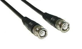 Inline Bnc Videokabel, Rg59, 75Ohm, 10M, 10 M, Männlich, Männlich, Schwarz, Gold, 351 G