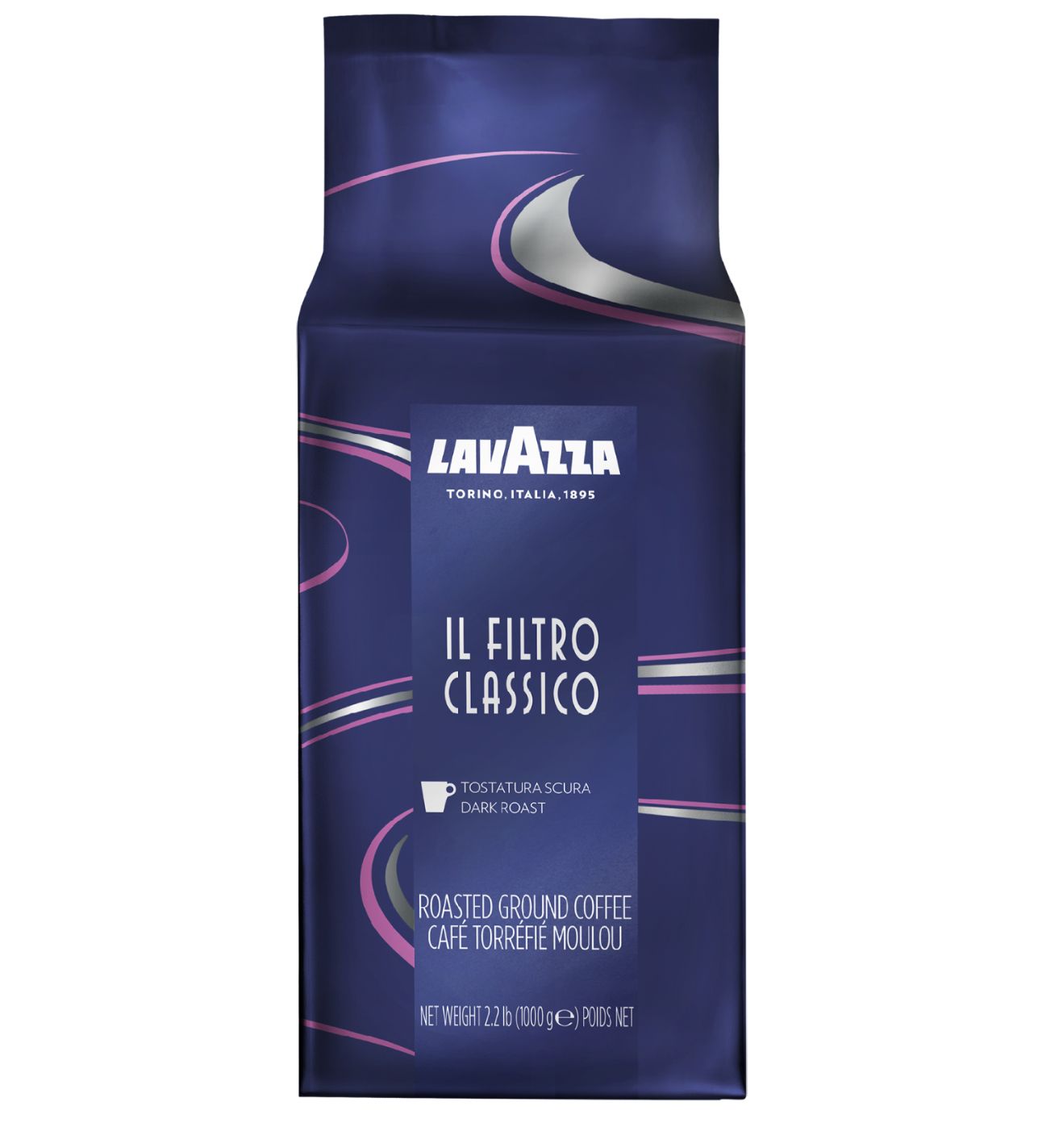 Lavazza IL Filtro Classico 1000g mald - (6 påsar x 1000g) | Catering - Drycker - Kaffe och kaffebönor | GameStuff