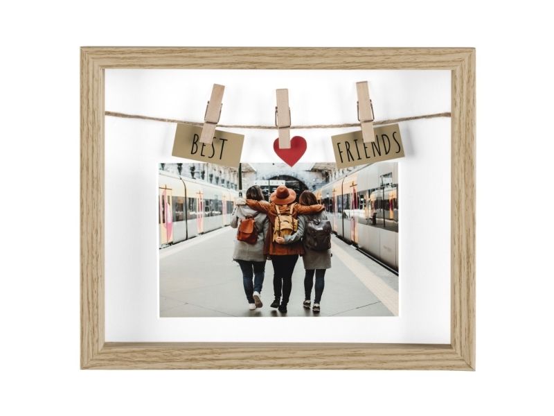 Hama Best Friends, Einzelbilderrahmen, Mdf-Platten, Eiche, Wand, 10 X 15 Cm, Rechteckig