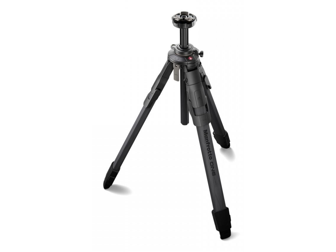 Manfrotto One Carbon-Hybrid-Stativ, 3-Beinig, Schwarz, 170,5 Cm, 3,15 Kg