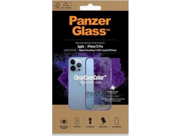 Panzerglass Clearcasecolor Apple Iphone 13 Pro - Grape, Cover, Apple, Apple - Iphone 13 Pro, 15,5 Cm (6.1 Zoll), Violett