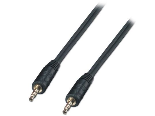 Lindy 35642, 3.5mm, Hanstik, 3.5mm, Hanstik, 2 m, Sort